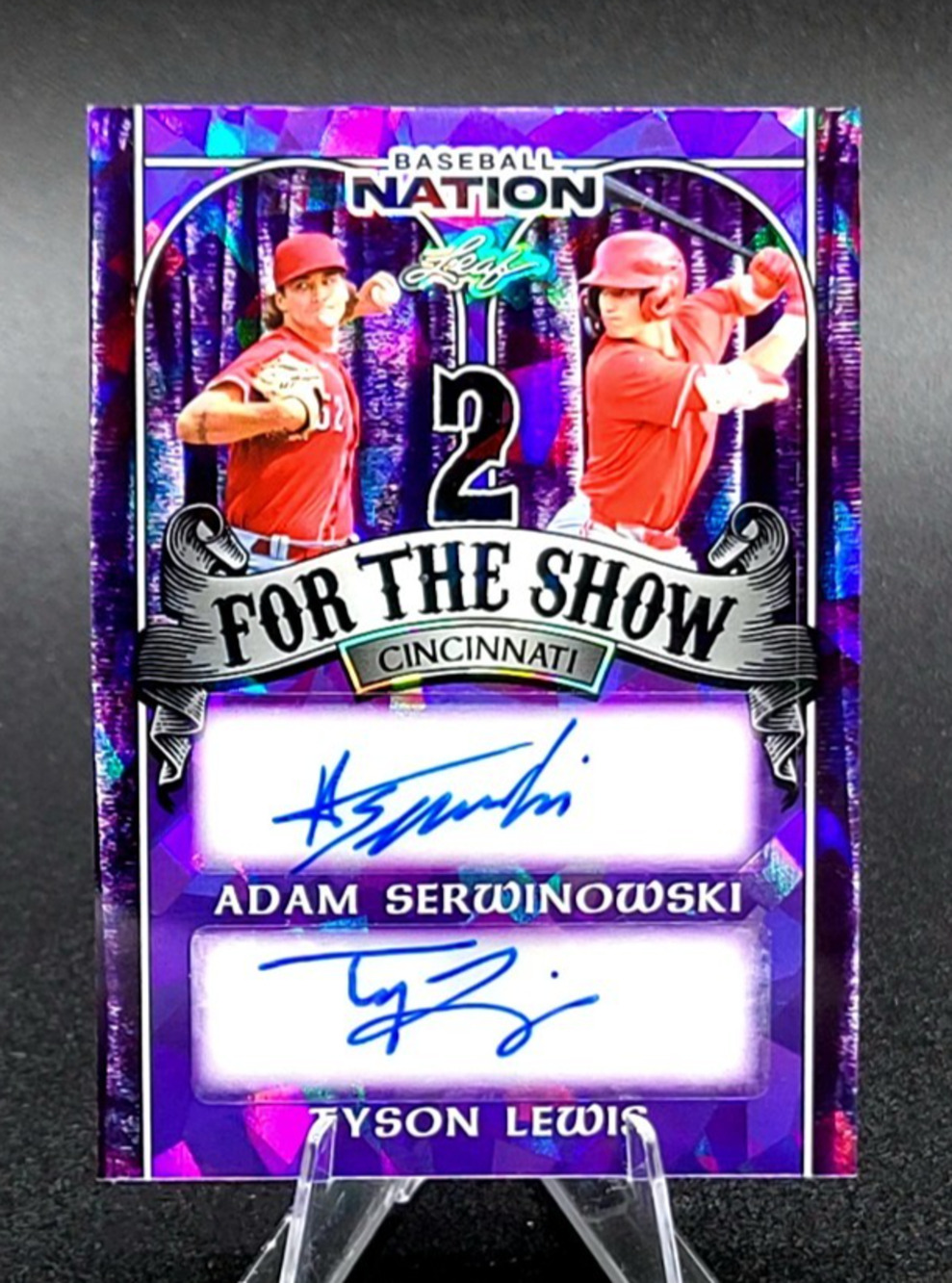 2025 3/8 Tyson Lewis & Adam Serwinowski 2 For the Show Duo Autos Top Prospects